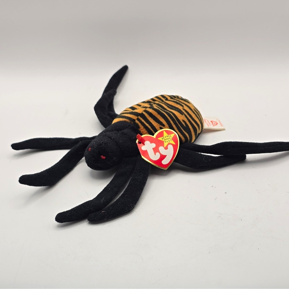 Ty Beanie Babies Spinner the Spider Plush 1996 Vintage Age 3+ 4-7 17+